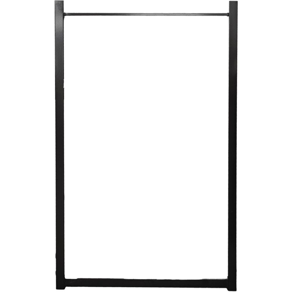 Image Porte en aluminium de 46,25'' 6063T6, fini noir