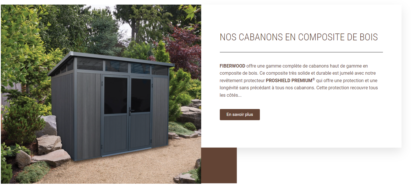 FiberWood Cabanon